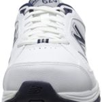 New Balance Men’s 623 V3 Casual Comfort Cross Trainer, White/Navy, 13 Wide