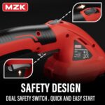 MZK Cordless Grass Shear & Shrubbery Trimmer, 7.2V Battery Powered Hedge Trimmer, 2 in 1 Handheld Grass Clippers, Electric Grass Trimmer Hedge Trimmer, Grass Cutter with Charger