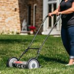 Great States 815-18 18-Inch 5-Blade Push Reel Lawn Mower, Grey