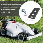 Gratana – Robotic Lawn Mower Blade (40, for Luba – Double Hole) for Mammotion Endurance Replacement Blades Robotic Lawn Mowers, Fits AWD 5000, 3000, 1000 (5 Sets, 40 Blades)