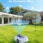 N1000 Robot Lawn Mower Perimeter Wire Free RTK,TOF,Vision Robotic Lawnmower 0.75 Acres,AI-Assisted Mapping,Virtual Boundary,Multi-Zone Management,APP Control,Cut Height 0.8″-3.5″,Anti-Theft