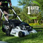 EGO Power+ LM2135SP 56-Volt 21-Inch Select Cut Self-Propelled Cordless Lawn Mower with Touch Drive Technology, 7.5Ah Battery, Rapid Charger Included Plus Extra BA2800T 5.0Ah Battery