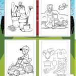 Lawn Tools And Lawnmower Coloring Book For Kids: A Collection Of Amazing Pictures Can Help You Relax, Boost Your Mood And Have More Fun For Lawn Tools And Lawnmower Lovers