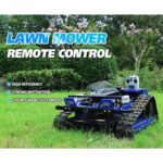 Remote Control Lawn Mower Supports Customized Low Emission Remote Control Lawn Mower Robot, Suitable for Garden Highway Farm Garden Weed Cleaning